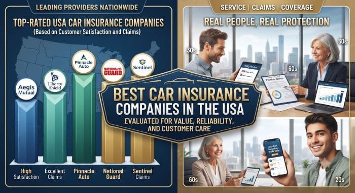 Best Car Insurance Companies in the USA (2026): Compare Coverage, Rates & Top Providers
