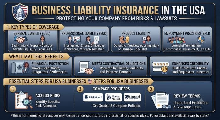 Business Liability Insurance in the USA (2026): A Complete Guide for Business Owners
